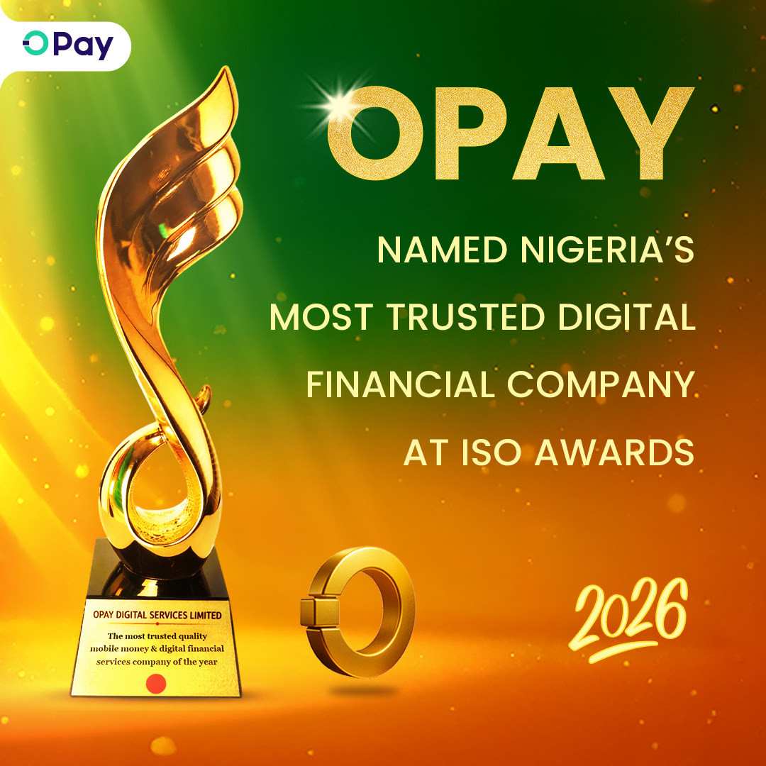🥇OPay Named Most Trusted Digital Finance Company!