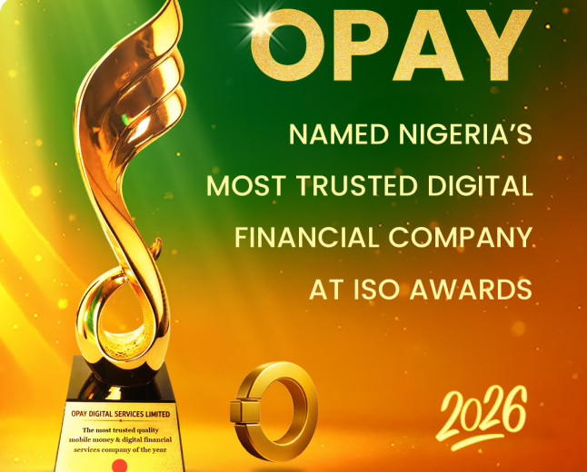 🥇OPay Named Most Trusted Digital Finance Company!